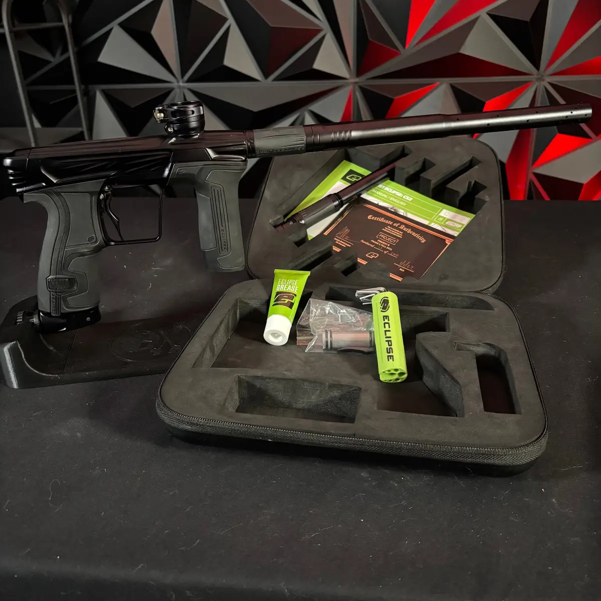 Used Planet Eclipse Cs2 Project G Paintball Gun - Midnight W/2 Fl Backs 1