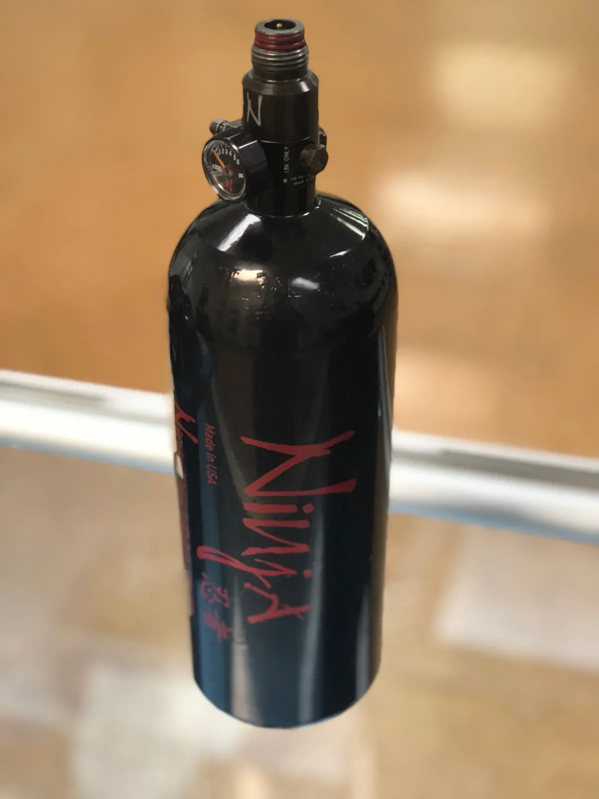 Used Ninja Aluminum 62/3000 Paintball Tank 1