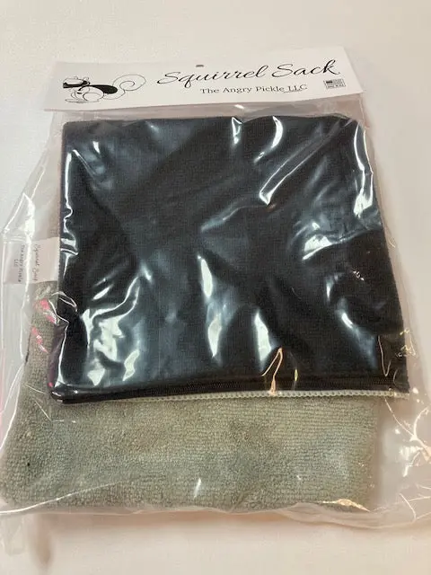 Squirrel Sack Microfiber Bag - Black/Light Grey 1