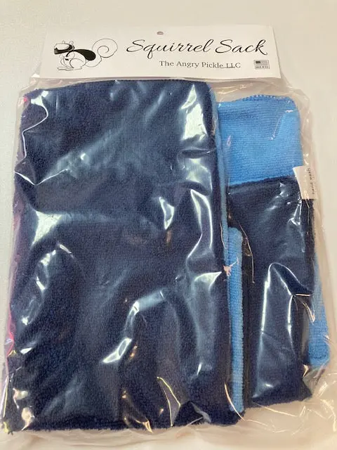 Squirrel Sack Microfiber Bag - Light Blue/Dark Blue 1