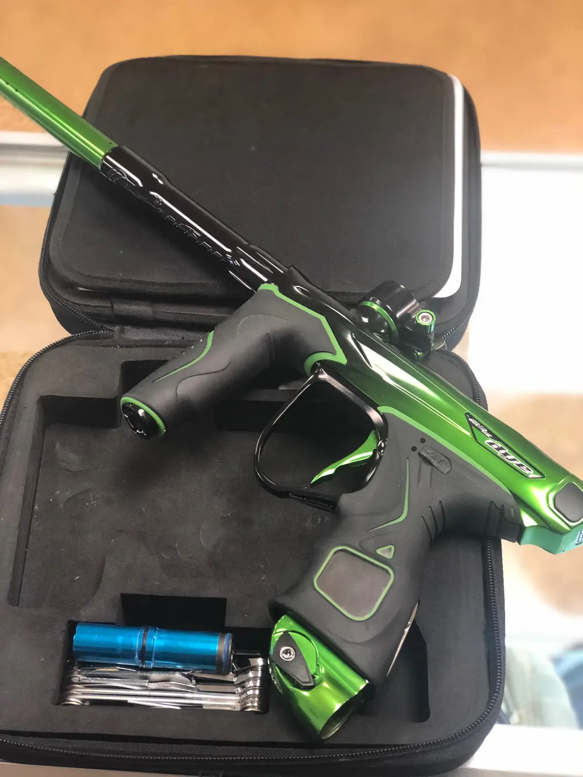Used Dye M3s - Polished Black/Green 1
