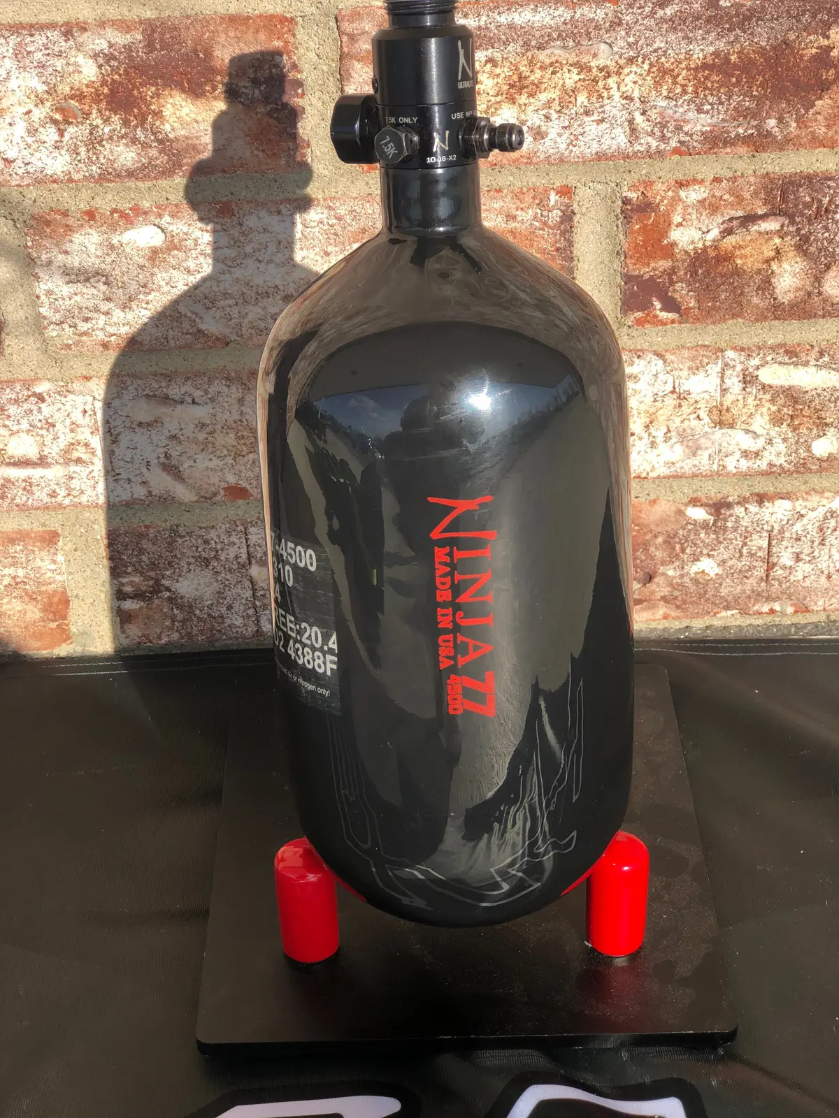 Used Ninja Sl2 77/4500 Tank - Black/Red W/ Standard Reg 1
