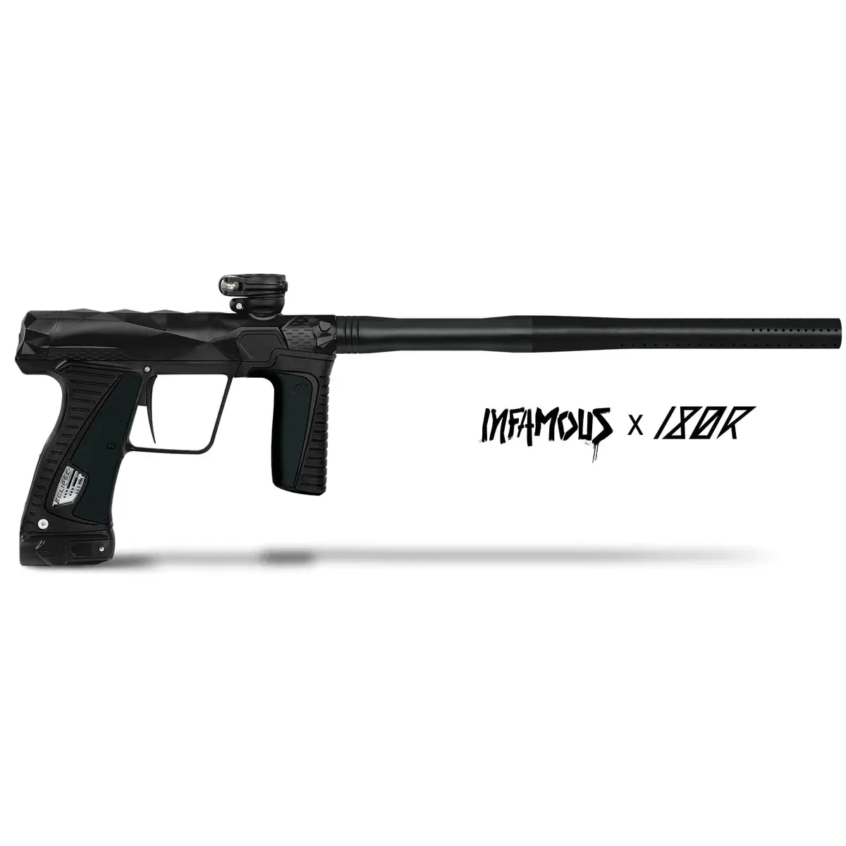 Infamous Limited Edition Diamond Skull Gtek 180R Paintball Gun - Black Flag 1