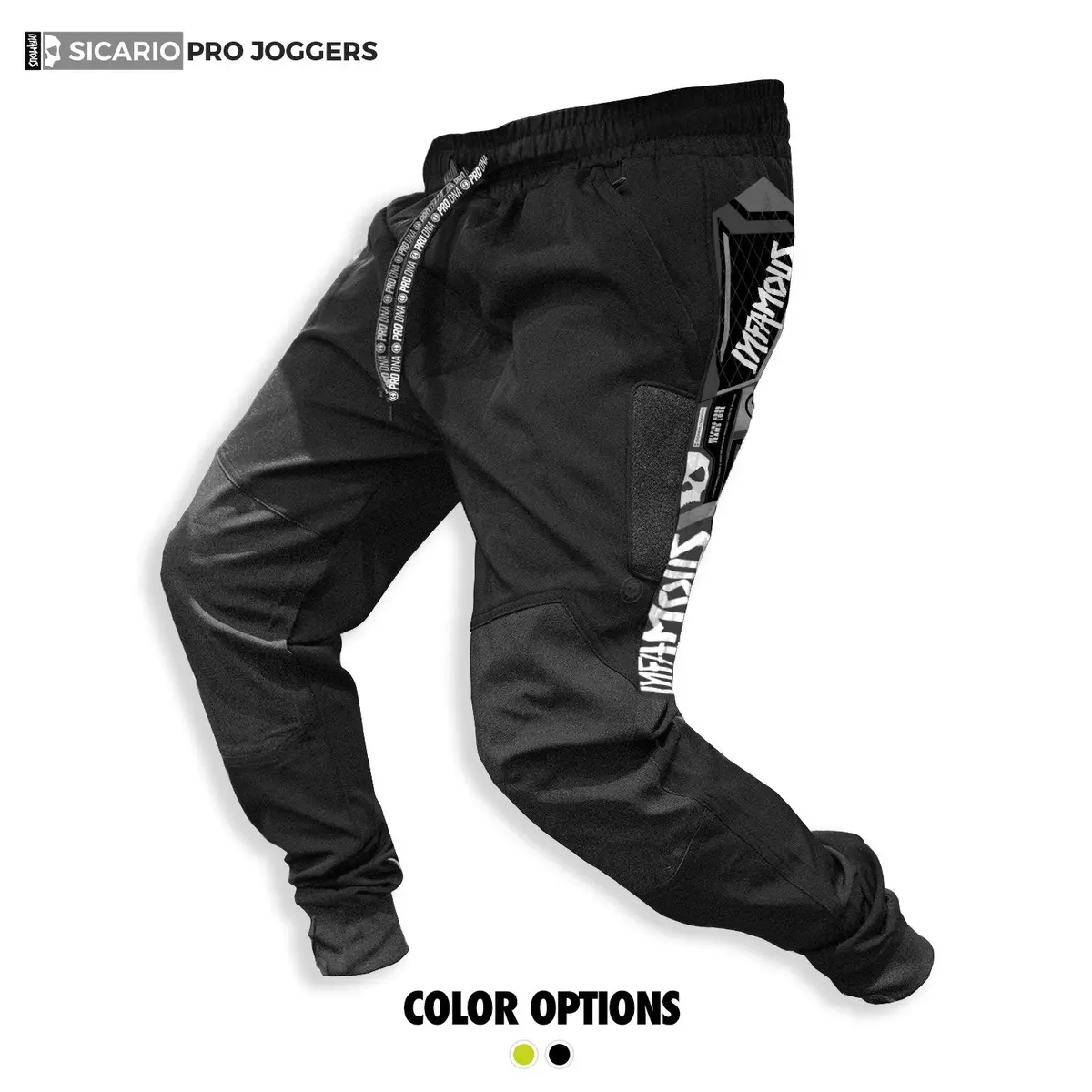 Infamous Sicario Pro Jogger Pants - Grey - Medium 1