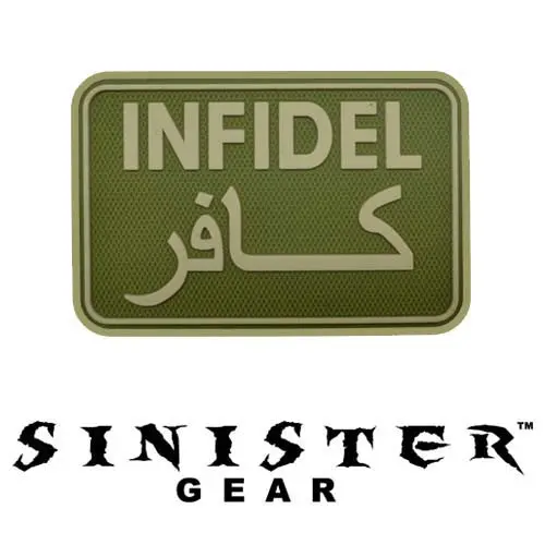 Sinister Gear "Infidel" Pvc Patch - Od 1