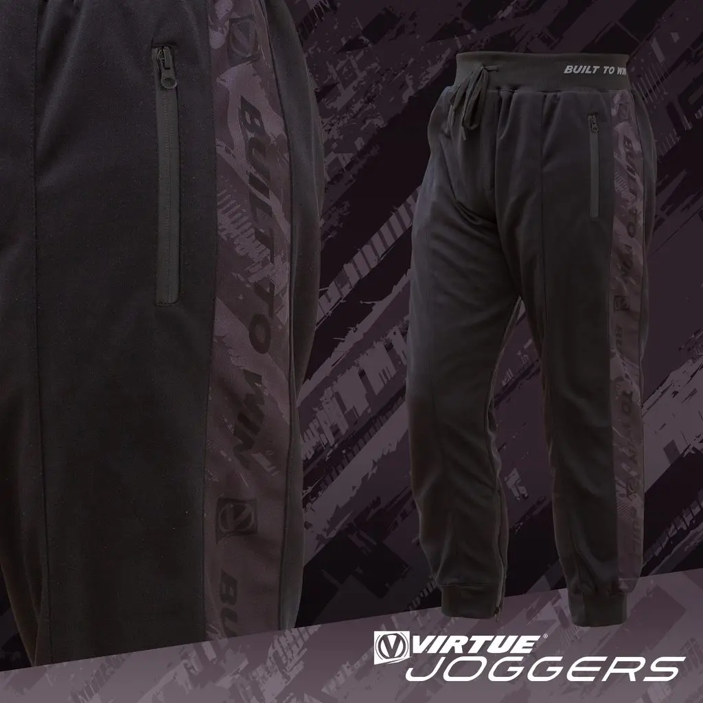 Virtue Jogger Paintball Pants - Built To Win - Black 1