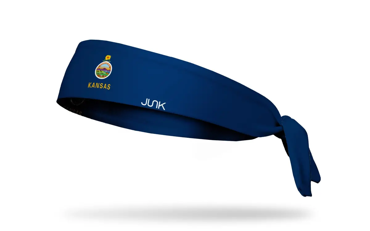 Kansas Flag Flex Tie Headband 1
