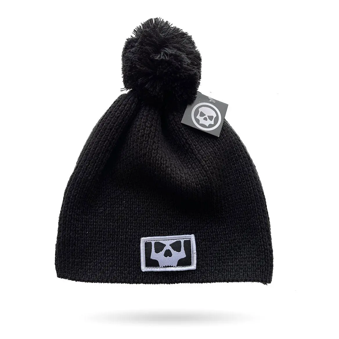 Infamous Knit Beanie -Skull Icon - Black 1