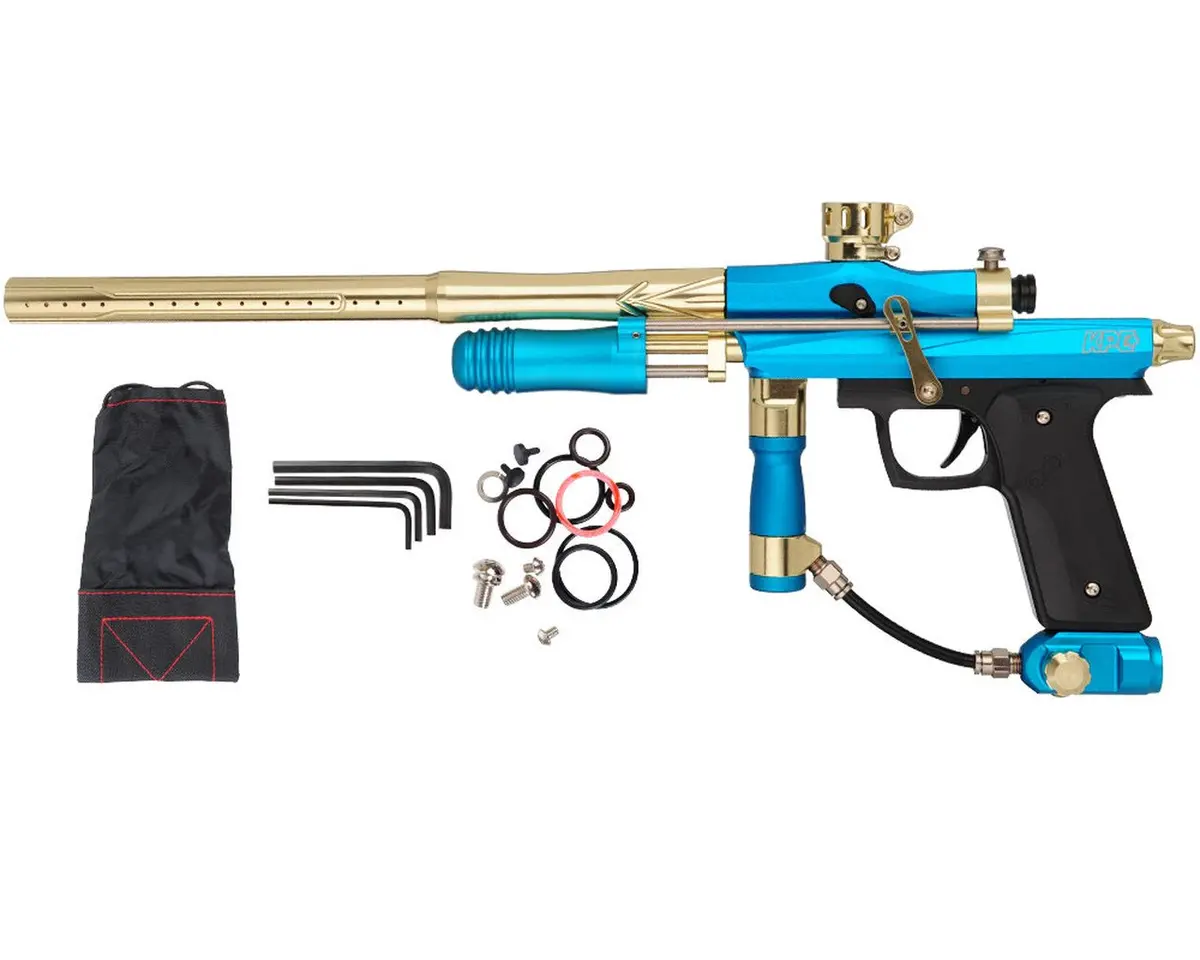 Azodin Kpc+ Pump Paintball Gun - Blue/Gold 1