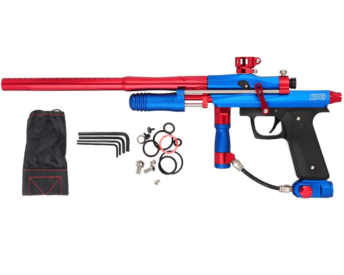Azodin Kpc+ Pump Paintball Gun - Blue/Red 1