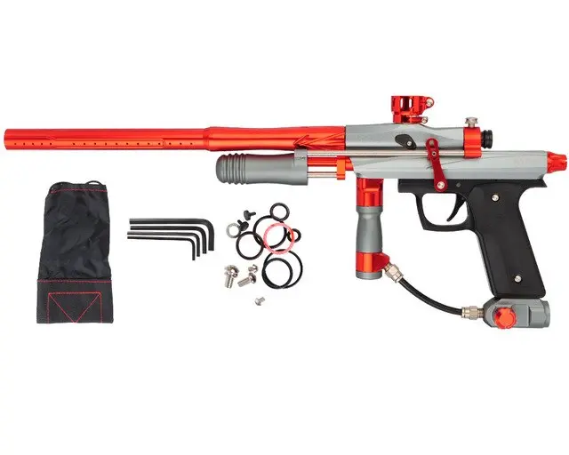 Azodin Kpc+ Pump Paintball Gun - Titanium/Orange 1