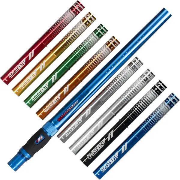 Hk Army Lazr Barrel Kit - Autococker Thread - Dust Blue/Colored Inserts 1