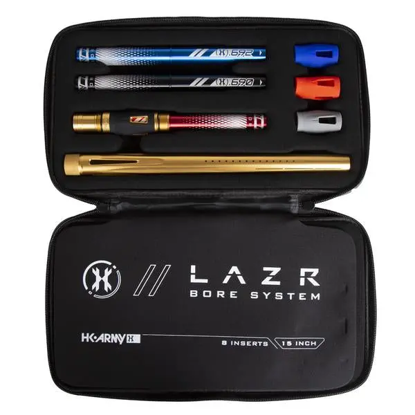 Hk Army Lazr Barrel Kit - Autococker Thread - Dust Gold/Colored Inserts 2