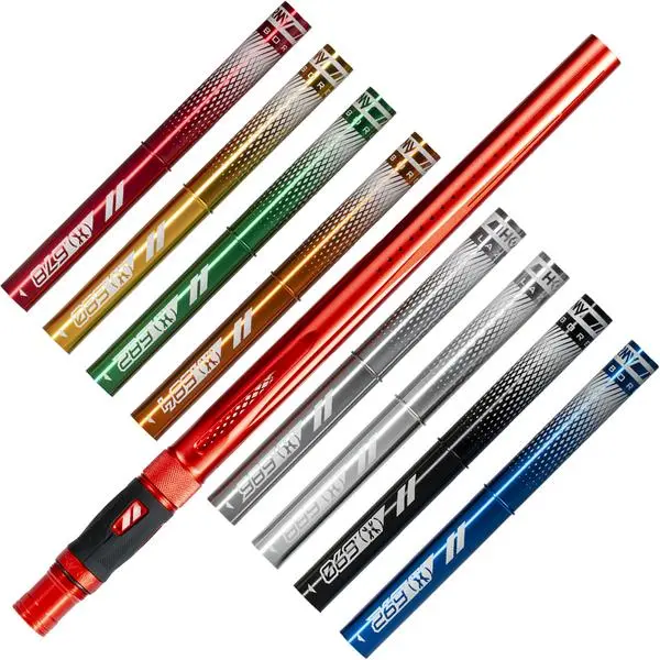 Hk Army Lazr Barrel Kit - Autococker Thread - Dust Red/Colored Inserts 1