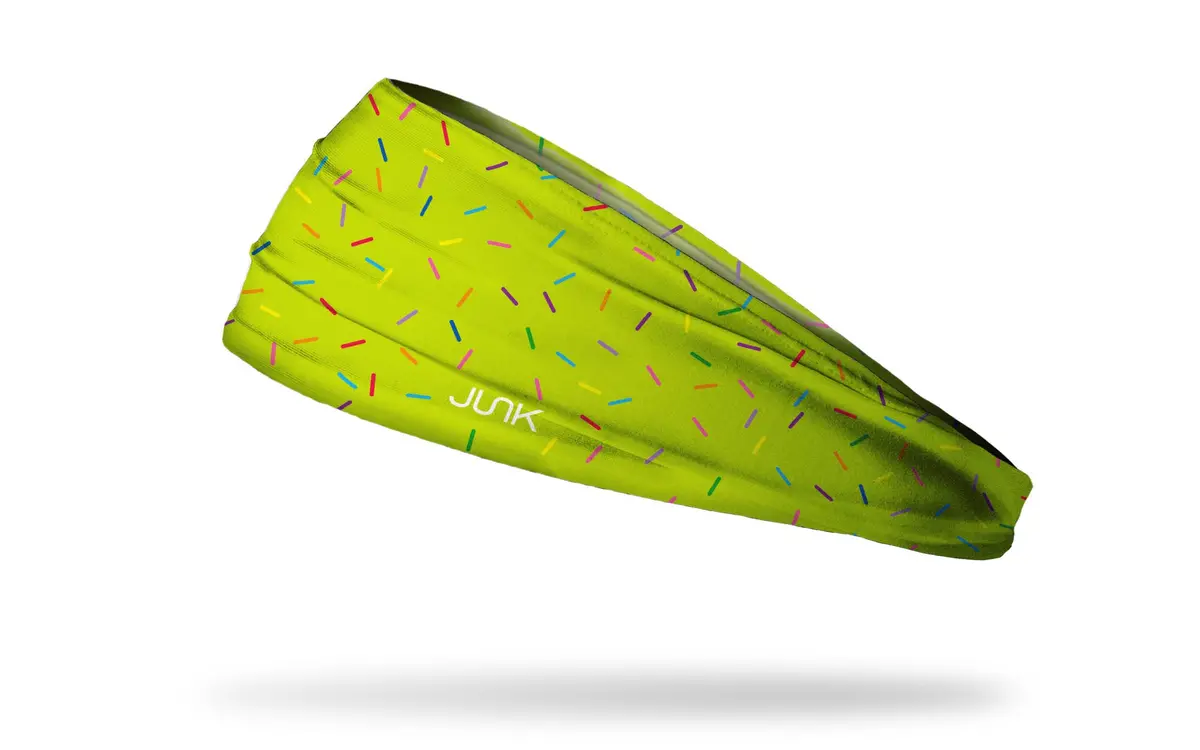 Lime Rainbow Sprinkle Big Bang Lite Headband 1
