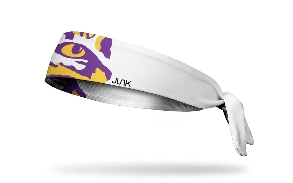 Louisiana State University: Lsu Tiger Eye Flex Tie Headband 1