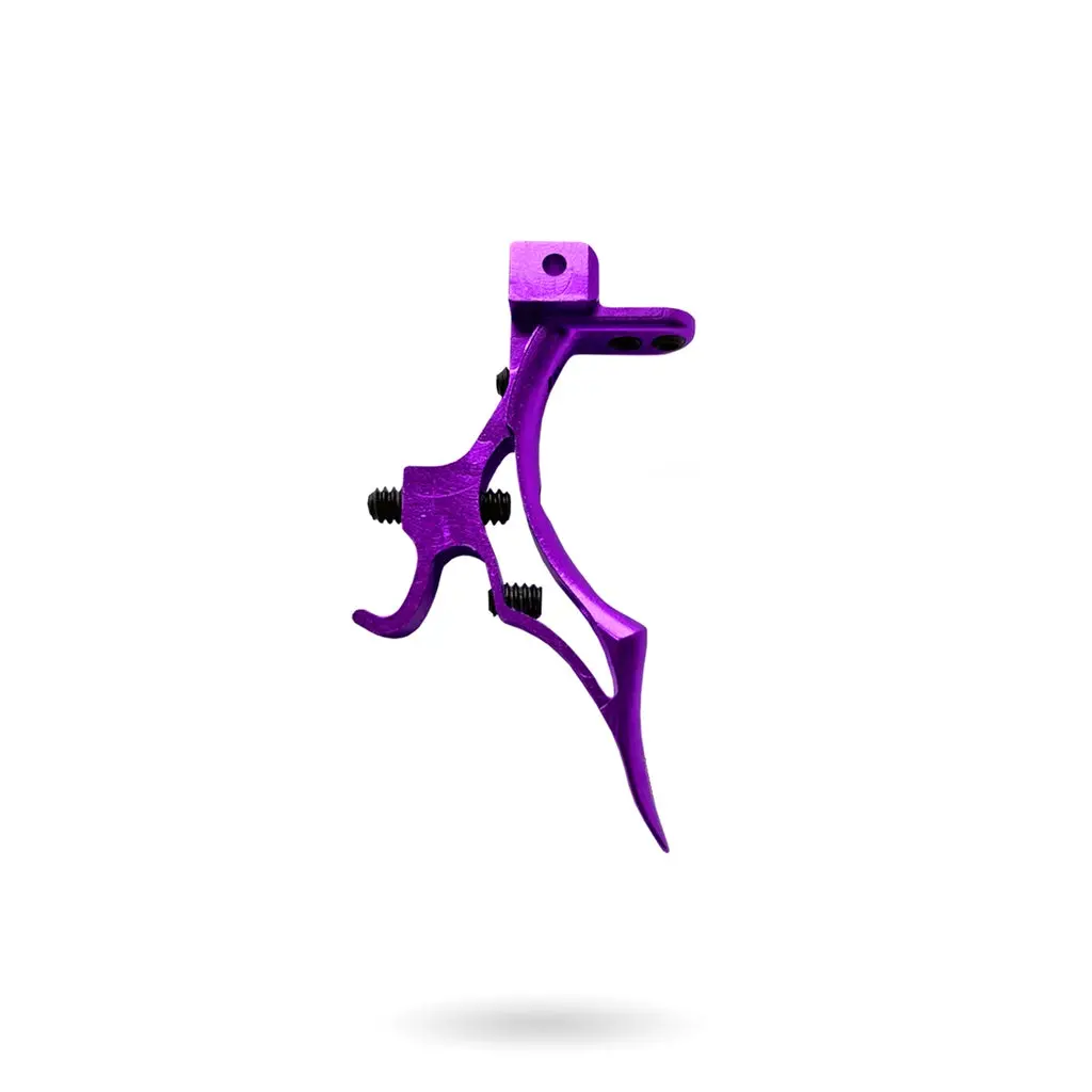 Infamous Lv1 / Geo "Type S" Deuce Paintball Gun Trigger - Purple (Fits Planet Eclipse Lv1, Lv1.1, Lv1.5, Lv1.6, Lvr, Geo 3.5) 1
