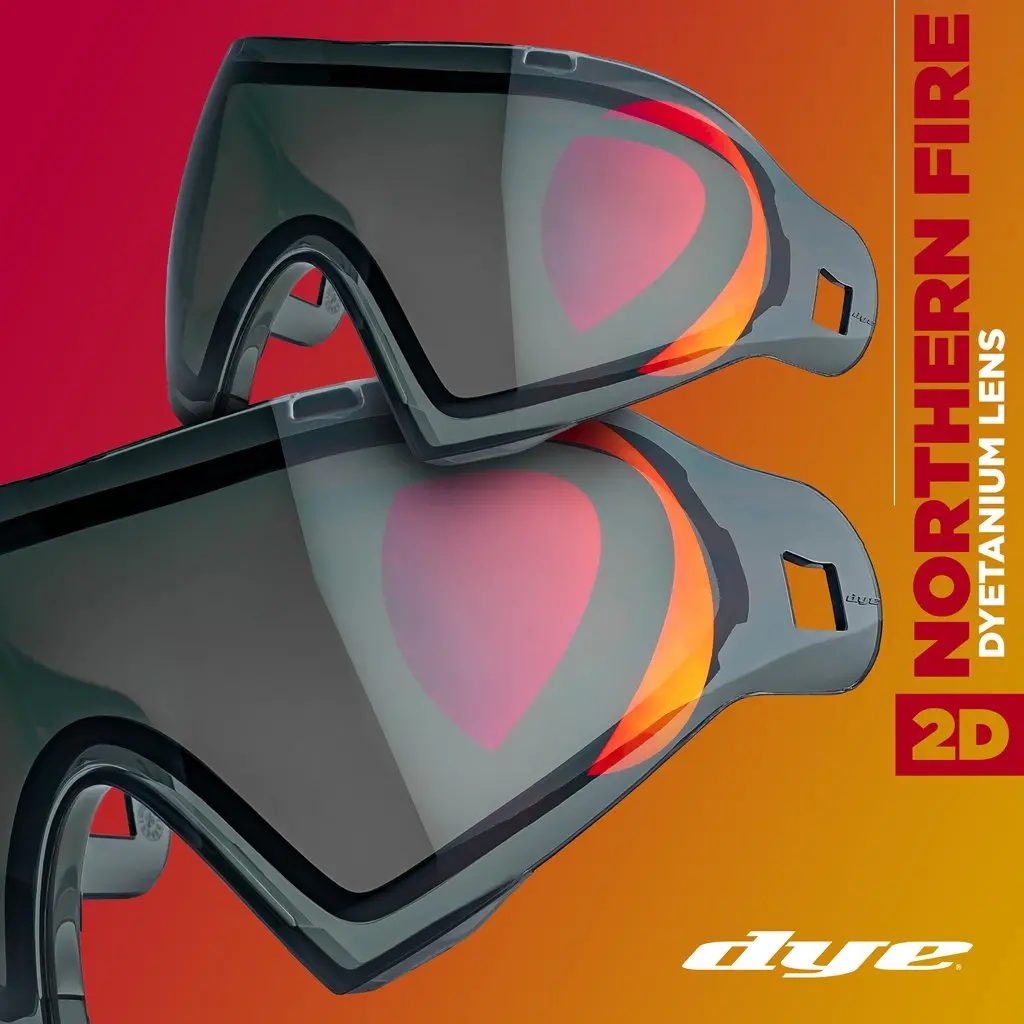 Dye I4/I5 Thermal Paintball Lens - Dyetanium 2D Sphere Smoke/Northern Lights 1