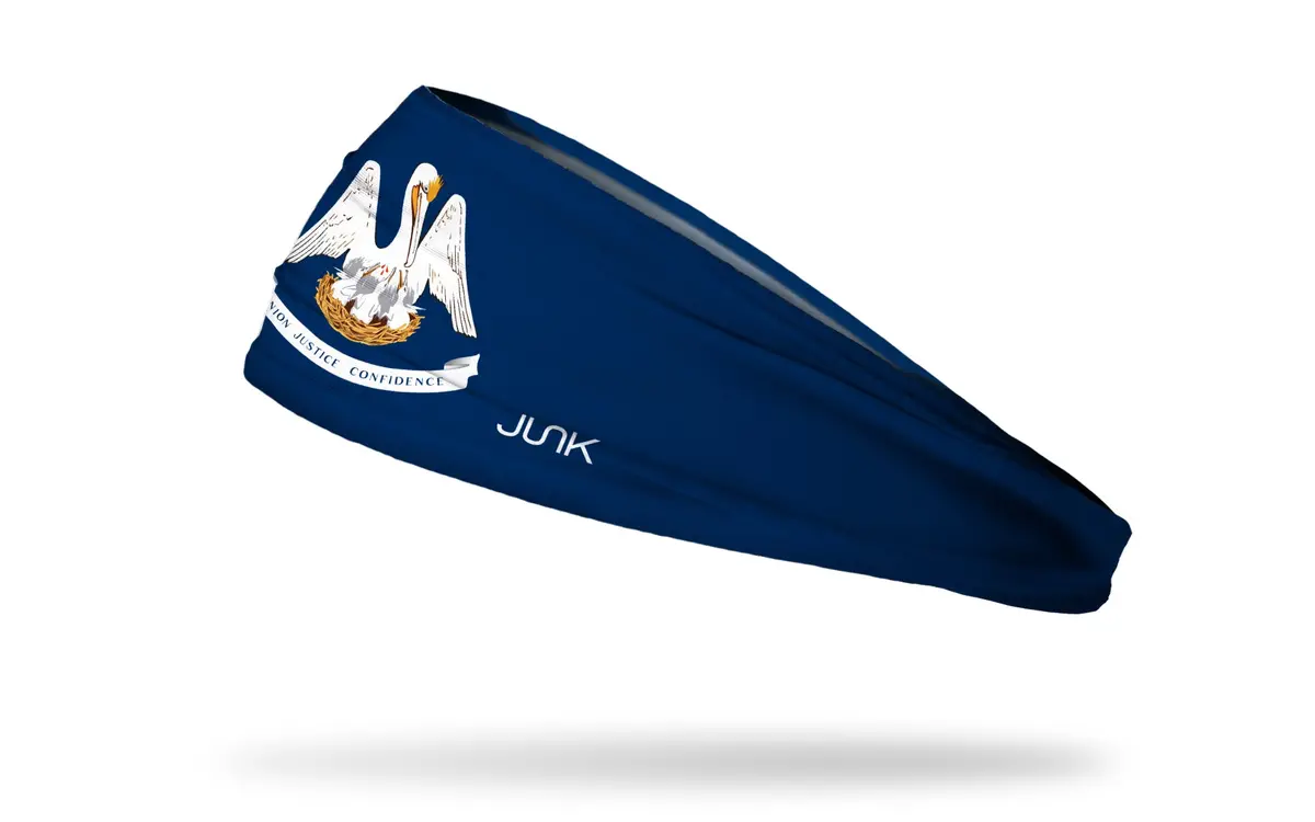 Louisiana Flag Big Bang Lite Headband 1
