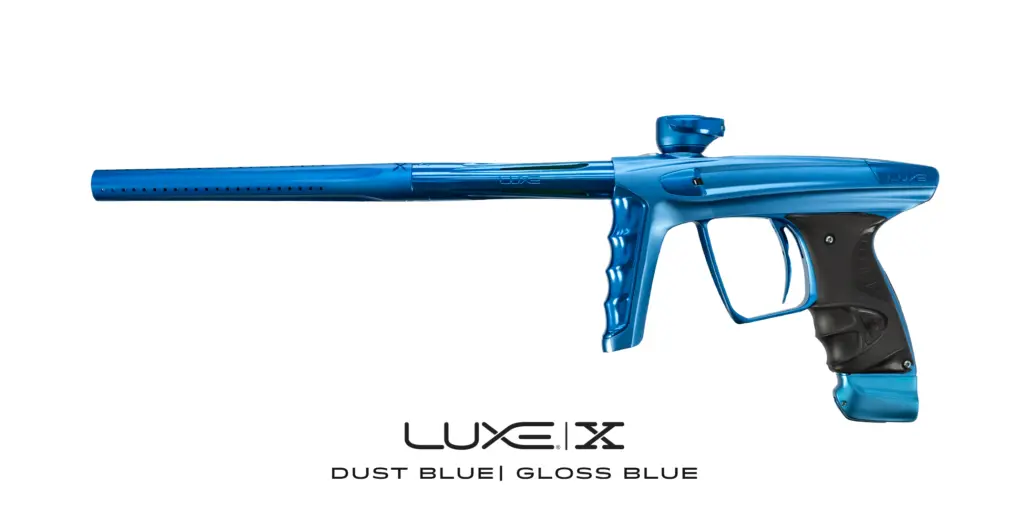 Dlx Luxe X Paintball Marker - Dust Blue / Polished Blue 1