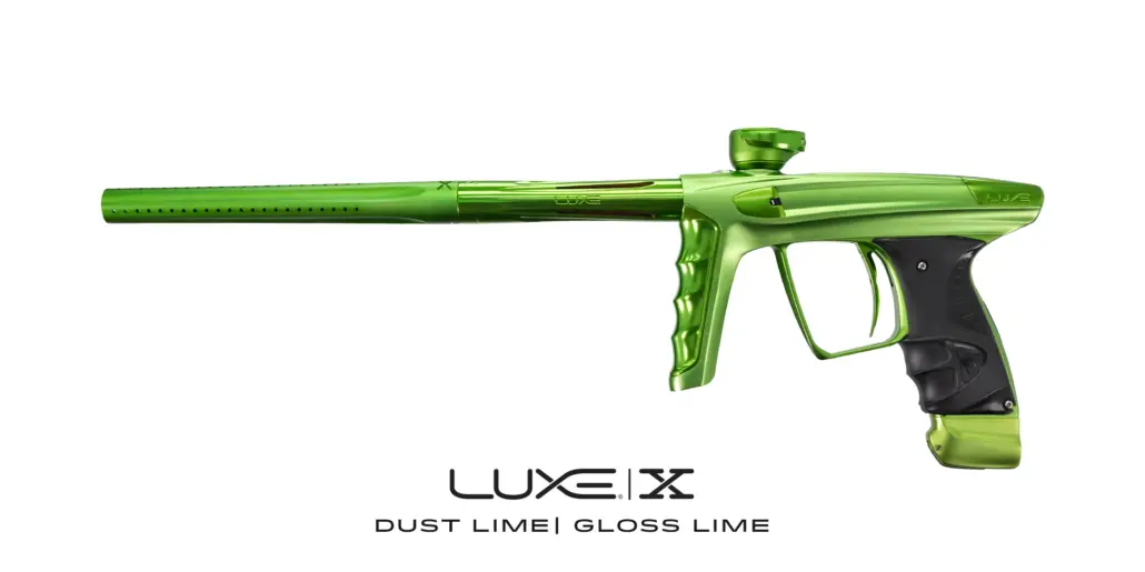 Dlx Luxe X Paintball Marker - Dust Lime / Polished Lime 1