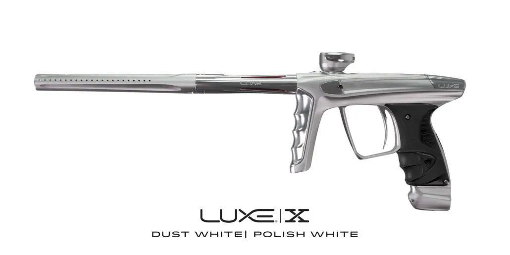 Dlx Luxe X Paintball Marker - Dust White / Polished White (Silver) 1