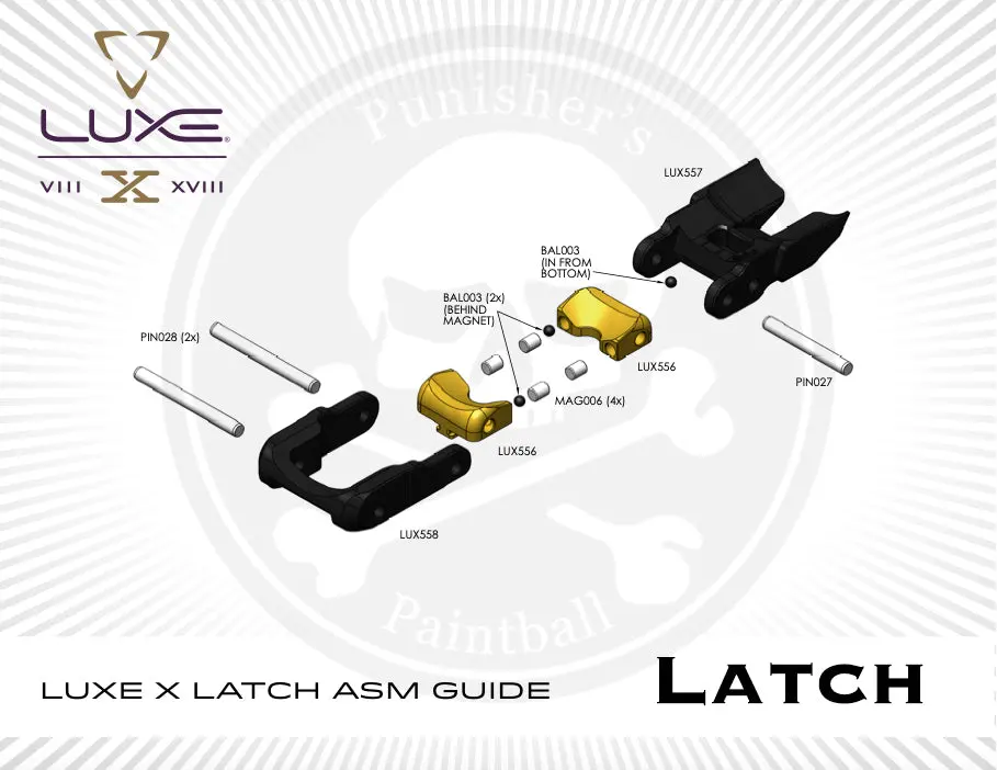 Dlx Luxe X Latch System Parts Picker - Pick The Part You Need! 1