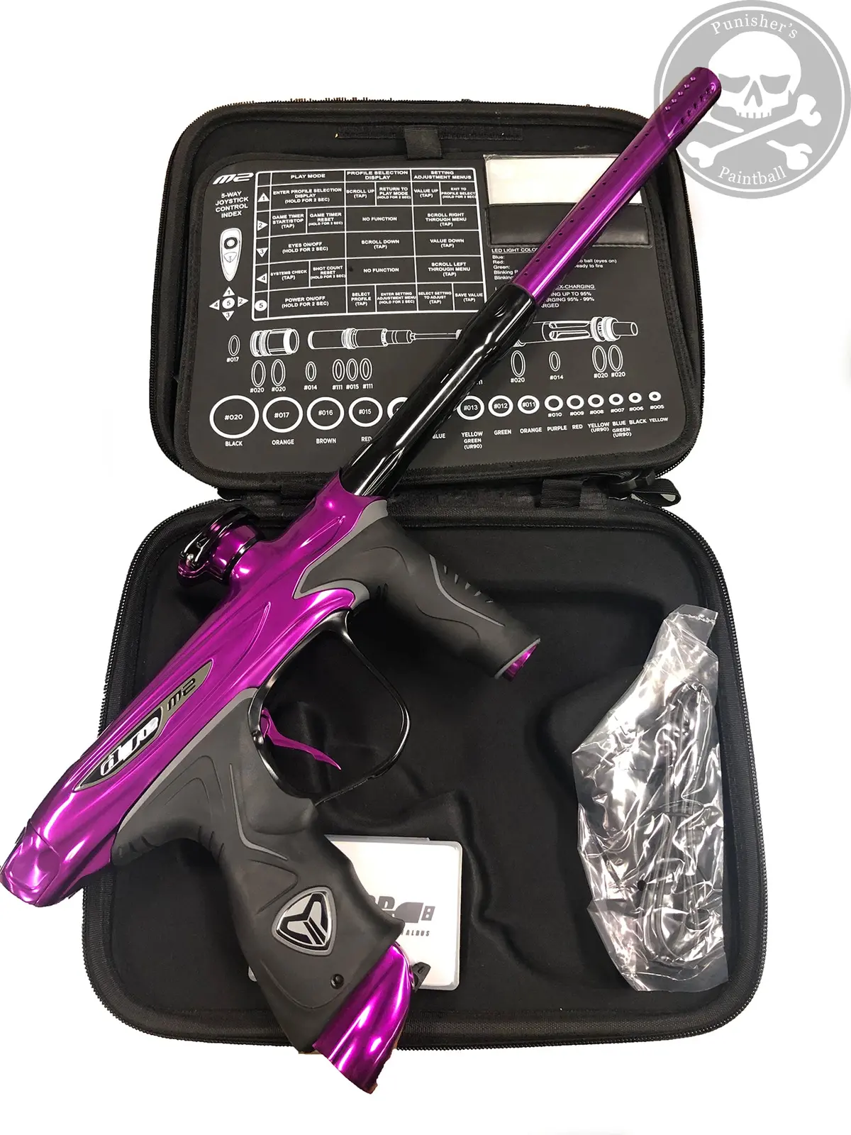 Used Dye M2 Mosair Paintball Gun - Purple 1