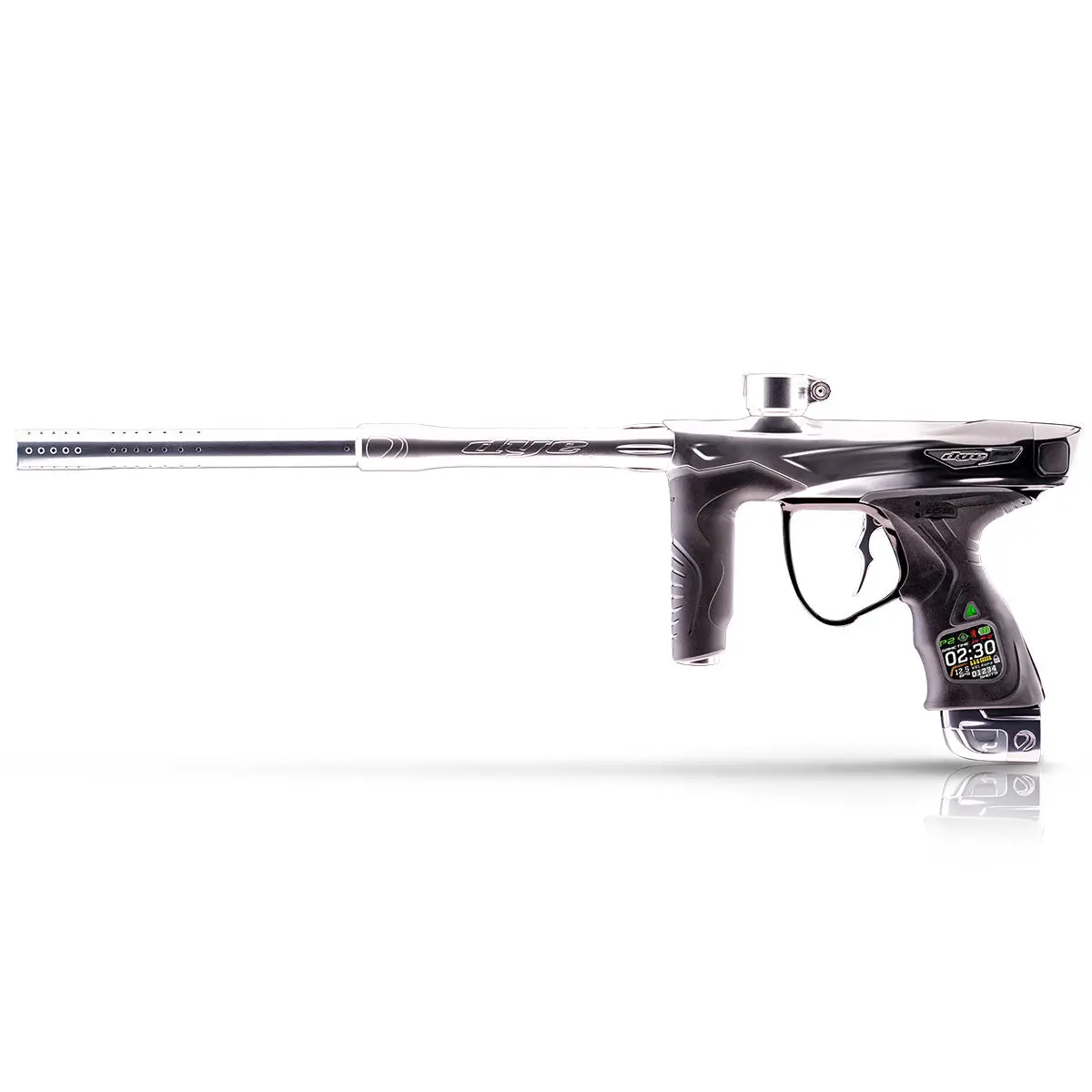 Dye M3+ Paintball Gun - Cobalt Silver Fade 1
