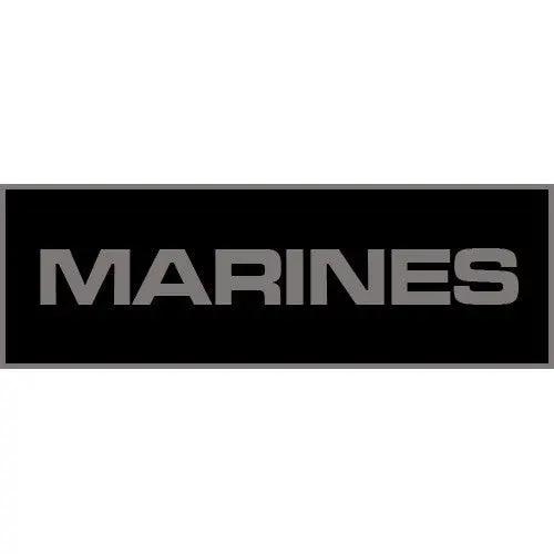 Marines Patch Small (Black) 1