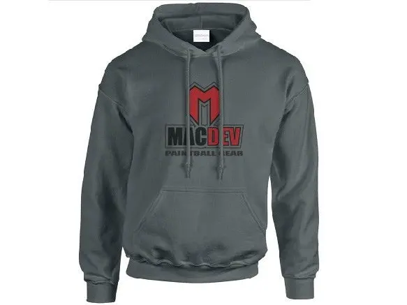 Macdev Logo Hoodie - Charcoal 1
