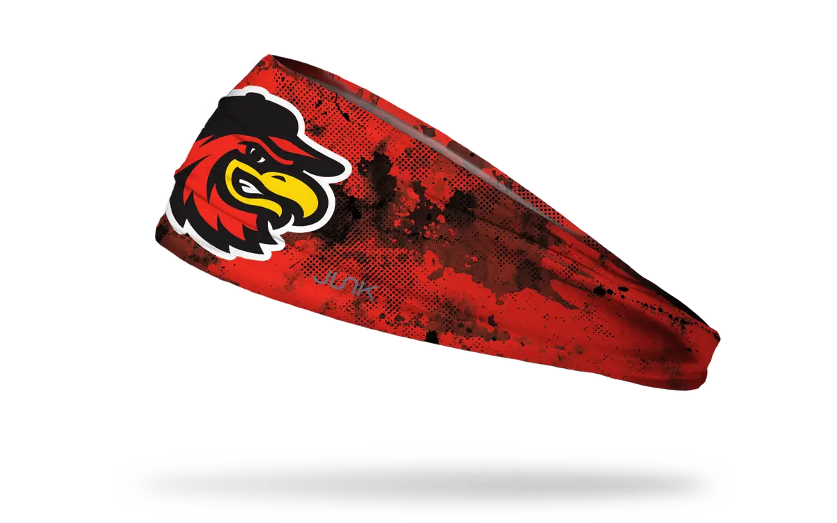 Rochester Red Wings: Red Grunge Big Bang Lite Headband 1