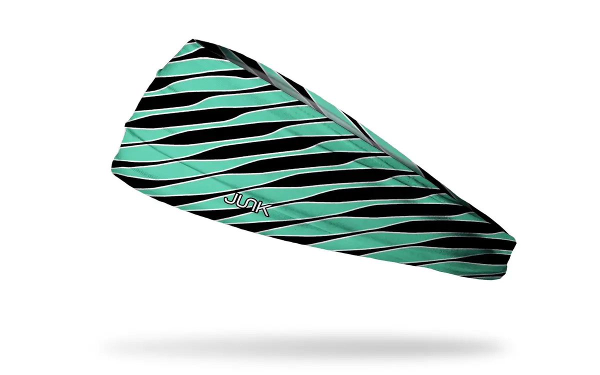 Mint Chip Variegated Stripe Big Bang Lite Headband 1
