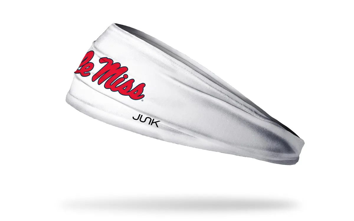 University Of Mississippi: Ole Miss White Big Bang Lite Headband 1