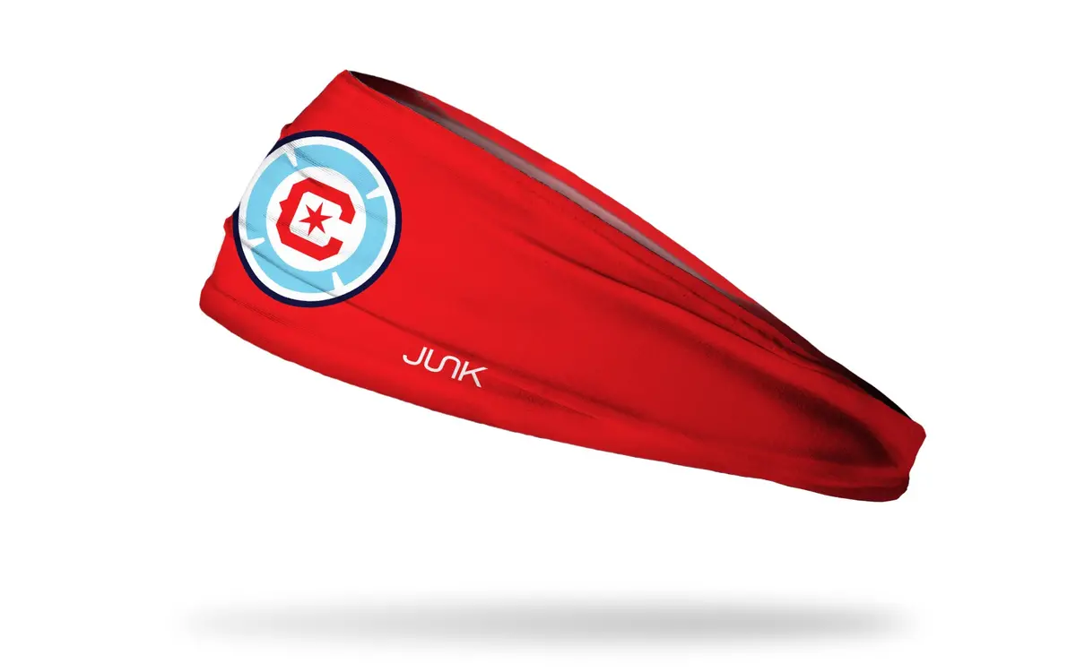 Chicago Fire Fc: Logo Red Big Bang Lite Headband 1
