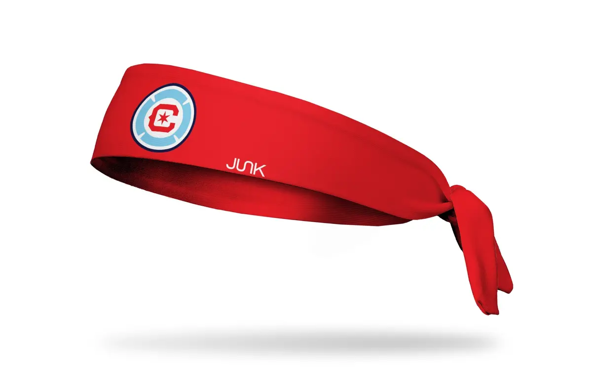 Chicago Fire Fc: Logo Red Flex Tie Headband 1