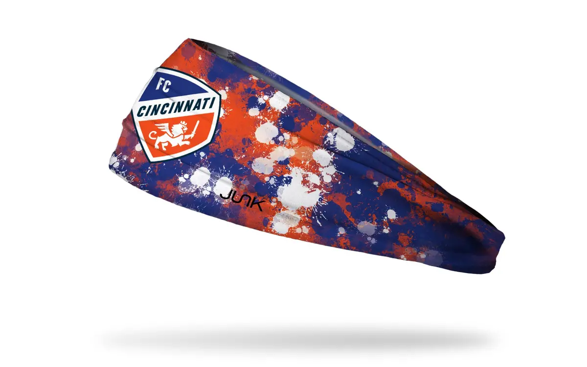 Fc Cincinnati: Splatter Big Bang Lite Headband 1