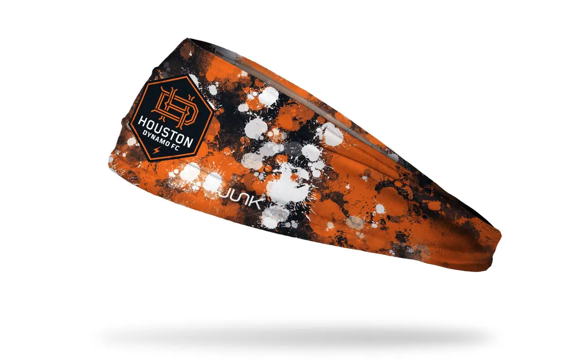 Houston Dynamo Fc: Splatter Big Bang Lite Headband 1