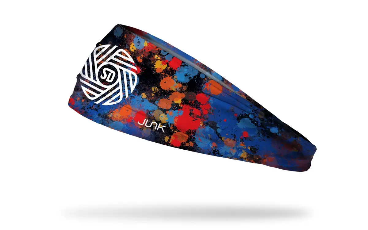 San Diego Fc: Splatter Big Bang Lite Headband 1