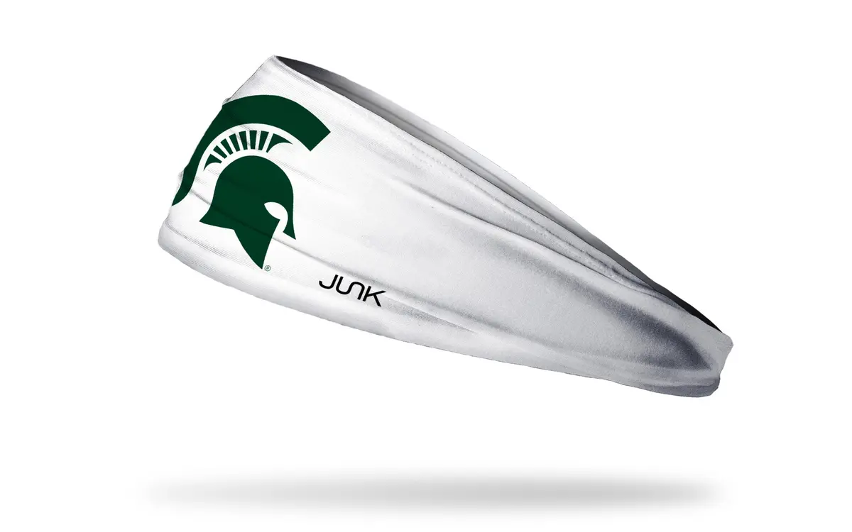 Michigan State University: Spartan White Big Bang Lite Headband 1