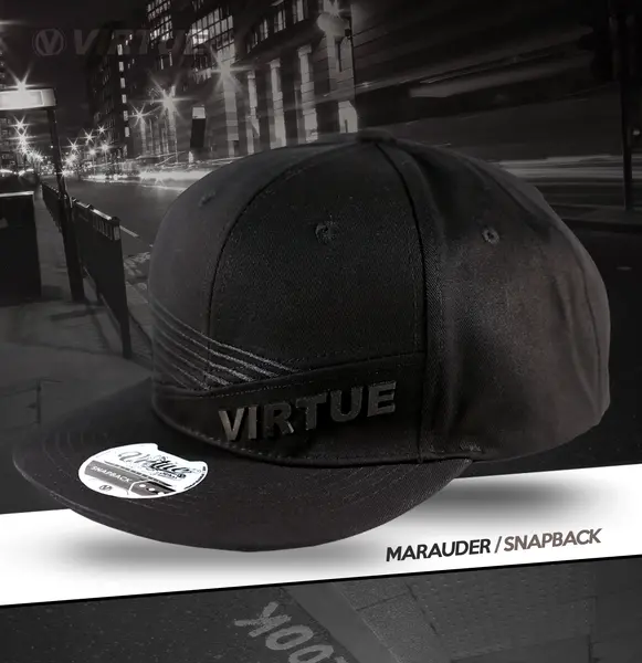Virtue Marauder Snapback Hat - Black 1
