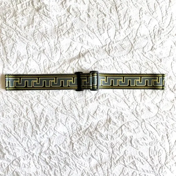 Km Jt Universal Mask Strap - Retro Grey/Gold 1