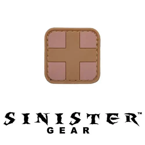 Sinister Gear "Medic Square" Pvc Patch - Arid 1