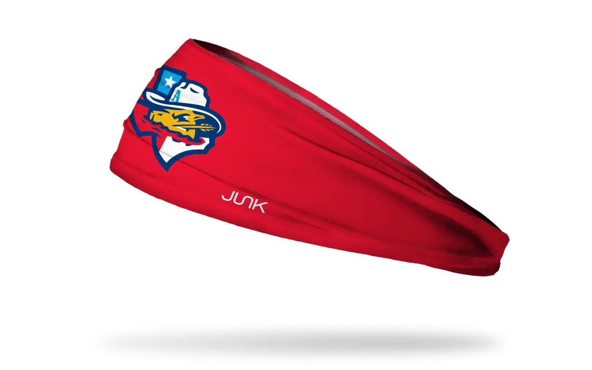 Amarillo Sod Poodles: Alt Red Big Bang Lite Headband 1