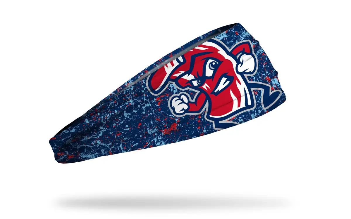 Lehigh Valley Ironpigs: Logo Splatter Big Bang Lite Headband 1