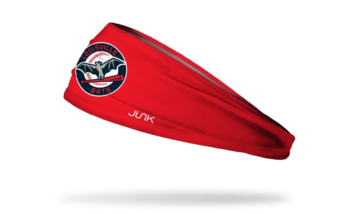 Louisville Bats: Logo Red Big Bang Lite Headband 1