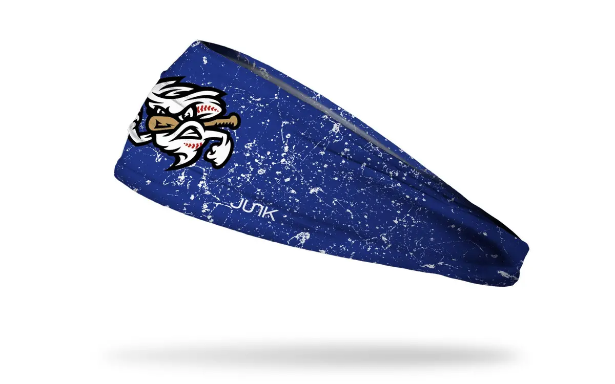 Omaha Storm Chasers: Splatter Blue Big Bang Lite Headband 1