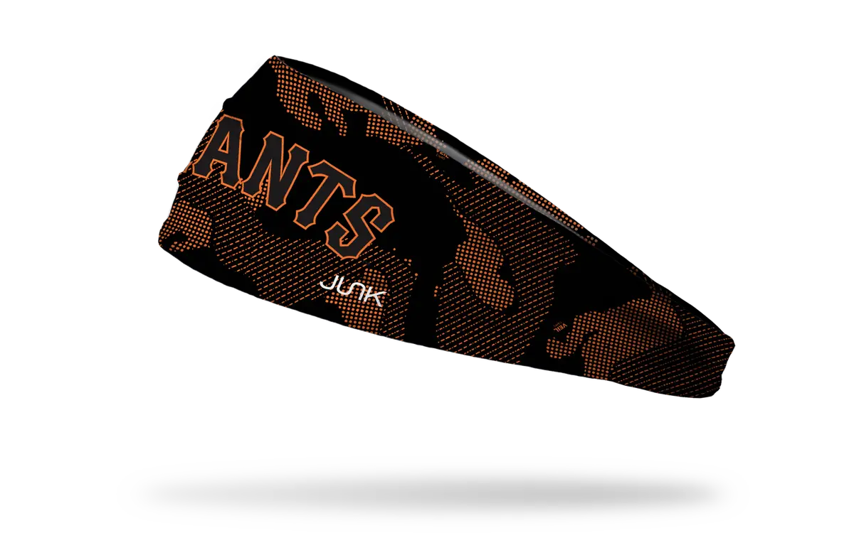 San Jose Giants: Nanoweave Black Big Bang Lite Headband 1