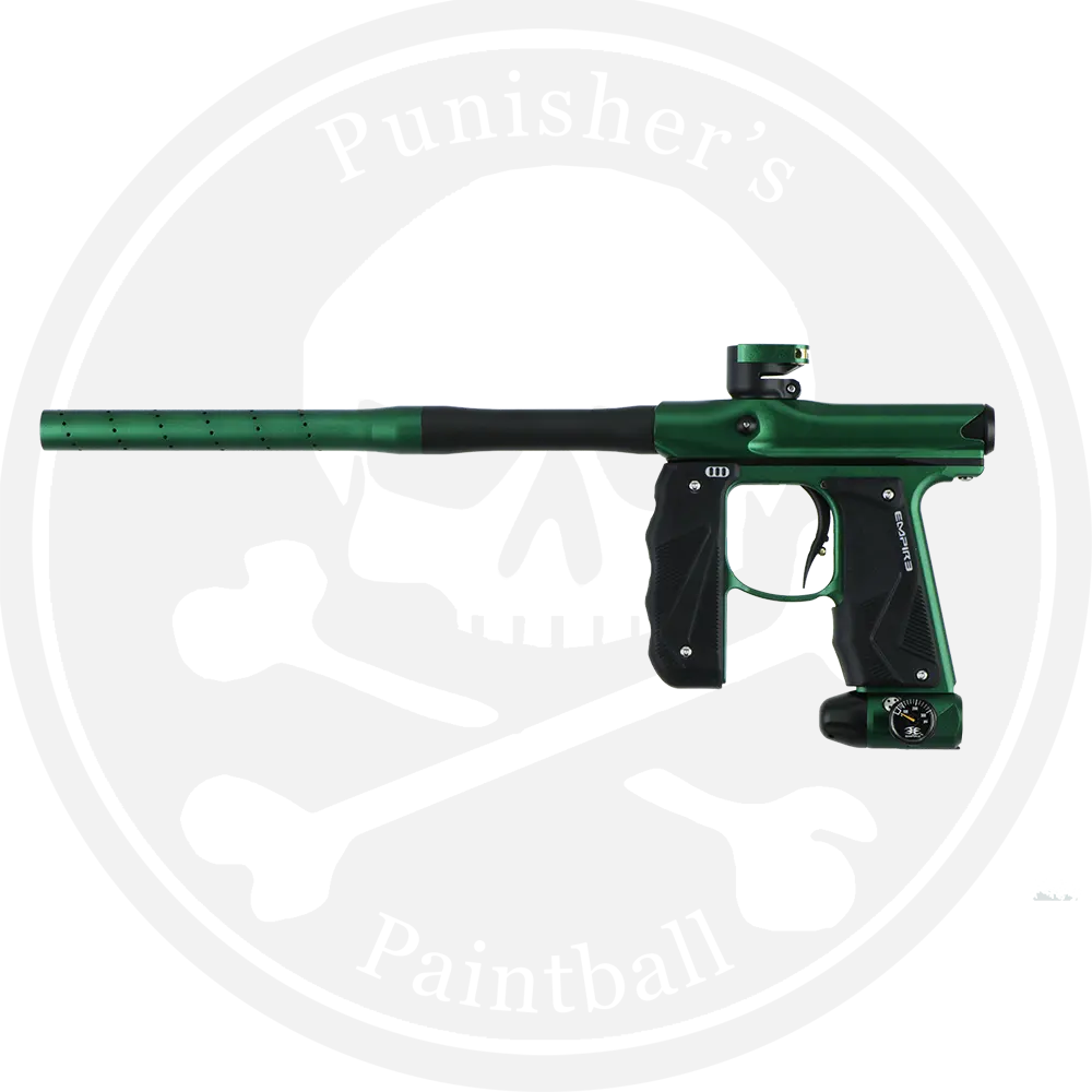 Empire Paintball Mini Gs Marker W/ 2 Piece Barrel - Dust Green/Dust Black 1