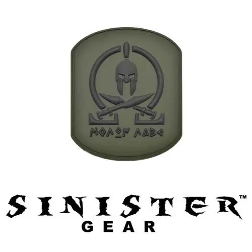 Sinister Gear "Molon Labe (Come And Take) Pendant" Pvc Patch - Od 1
